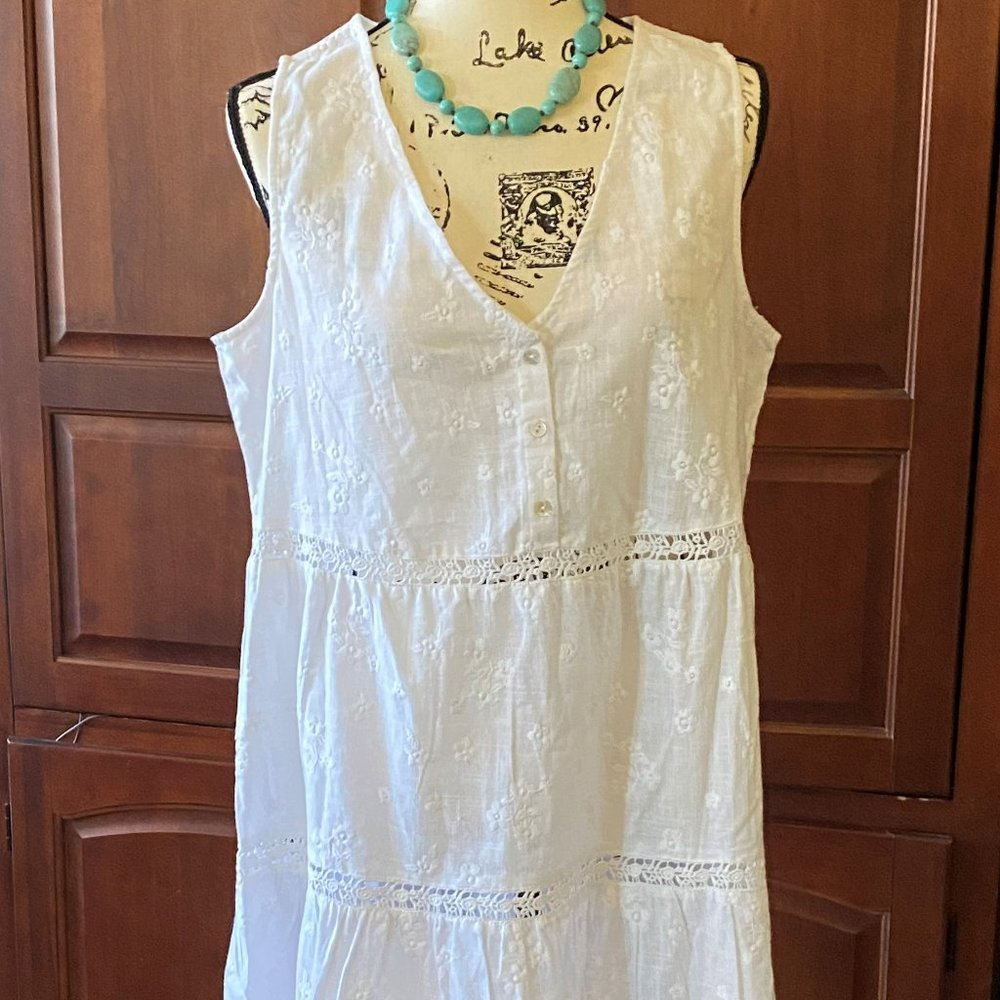 NWT C&C California White Cover-up/Dress Size Medium